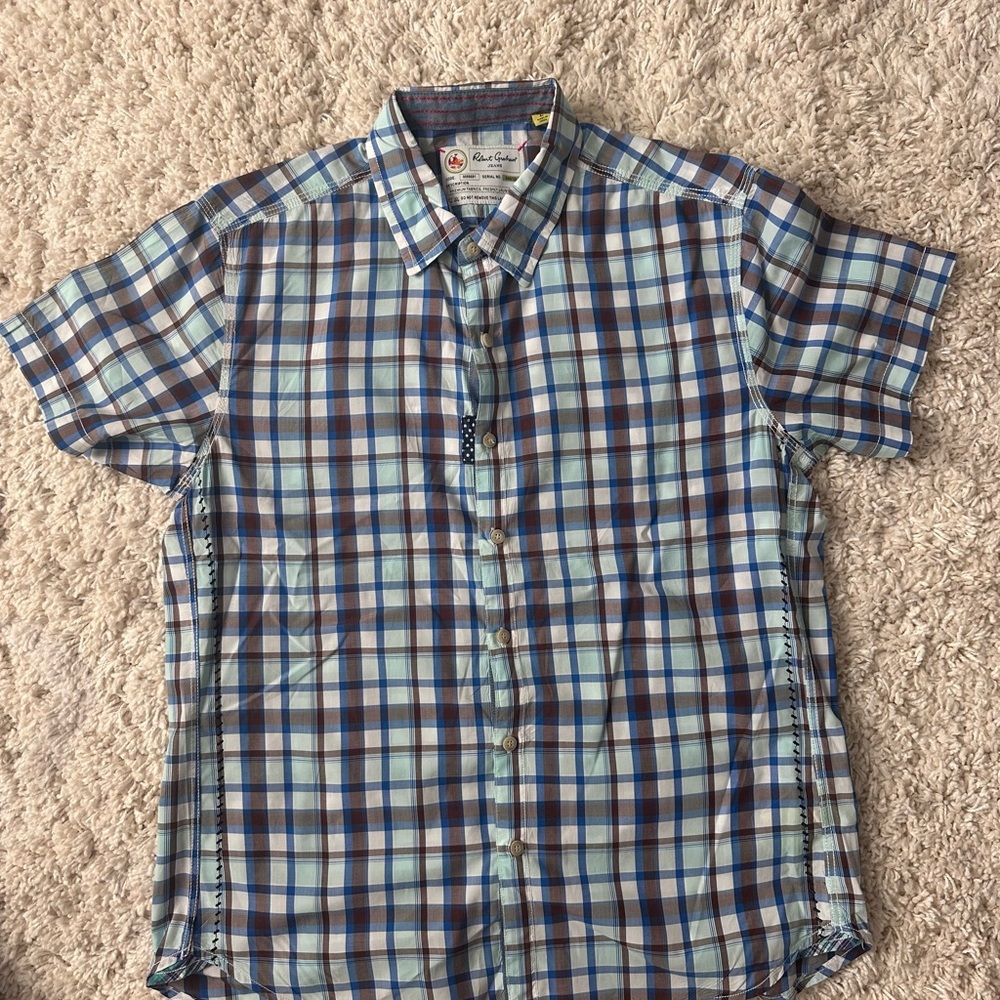 Robert Graham Multicolor Plaid Men's Shirt